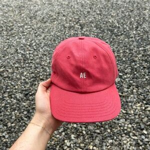 American Eagle ball cap/muted red/ brand new with tags/ AE detail